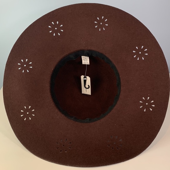 Melrose and Market Boho Wool Floppy Hat with Cut Out Design NWT - Picture 2 of 5